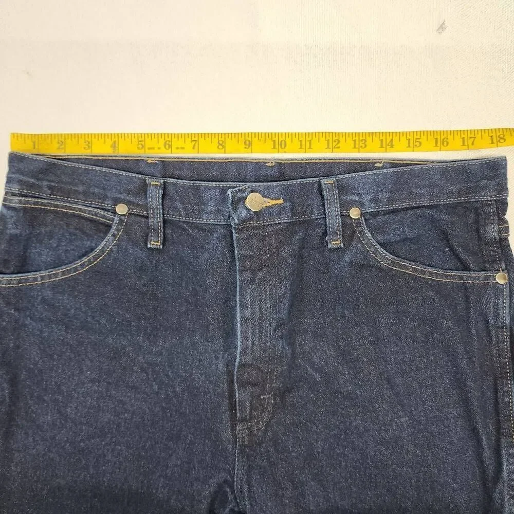 Wrangler Cowboy Cut Silver Edition Slim Fit Jeans 36x30 10933SEDD Dark Denim